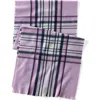 Lands' End Cashtouch Winter Scarf Pattern In Purple