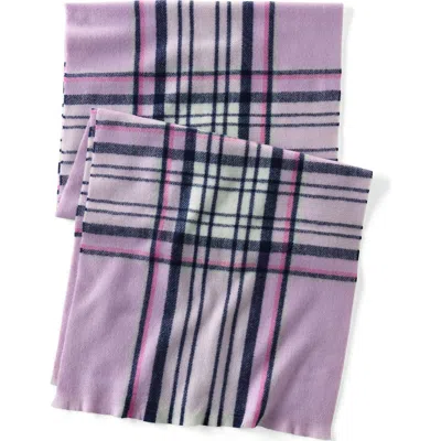 Lands' End Cashtouch Winter Scarf Pattern In Purple