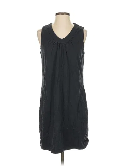 Pre-owned Lands' End Casual Dress In Black