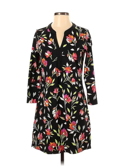 Pre-owned Lands' End Casual Dress In Black