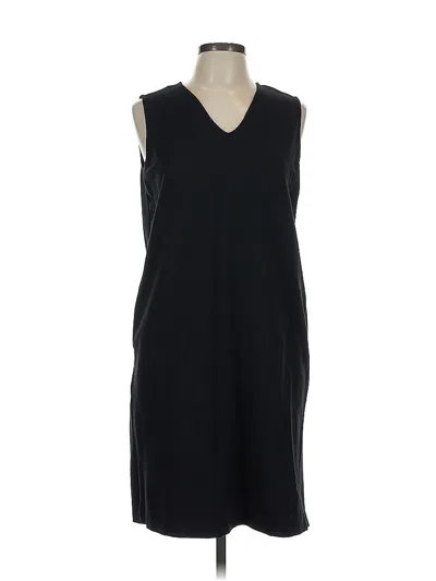 Pre-owned Lands' End Casual Dress In Black