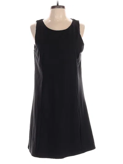 Pre-owned Lands' End Casual Dress In Black