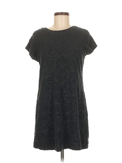 Pre-owned Lands' End Casual Dress In Black