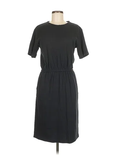 Pre-owned Lands' End Casual Dress In Black