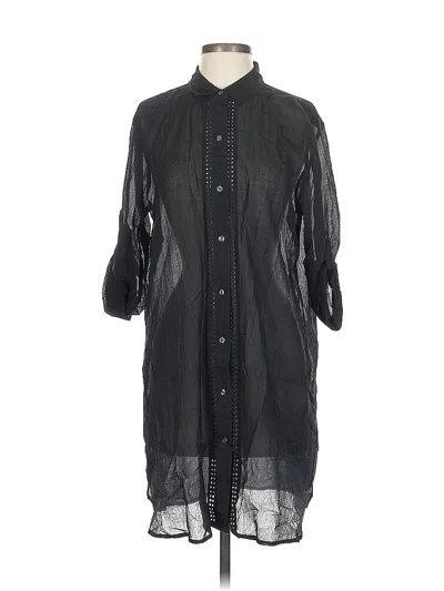 Pre-owned Lands' End Casual Dress In Black