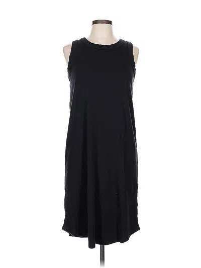 Pre-owned Lands' End Casual Dress In Black