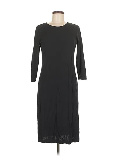 Pre-owned Lands' End Casual Dress In Black