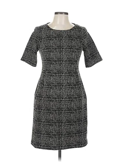 Pre-owned Lands' End Casual Dress In Black