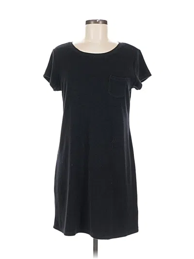 Pre-owned Lands' End Casual Dress In Black