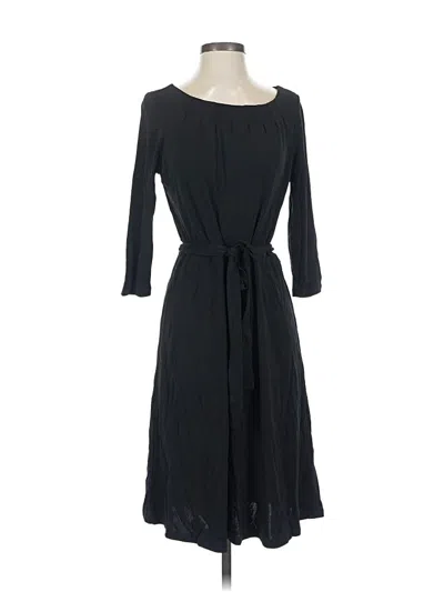 Pre-owned Lands' End Casual Dress In Black