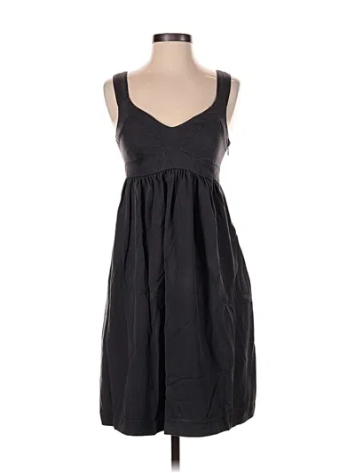 Pre-owned Lands' End Casual Dress In Black
