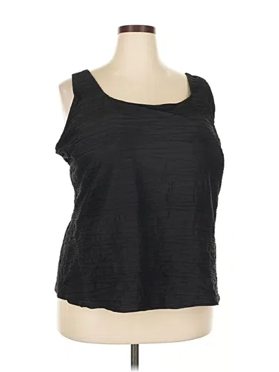 Pre-owned Lands' End Casual Dress In Black