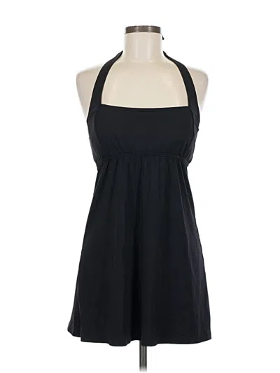 Pre-owned Lands' End Casual Dress In Black