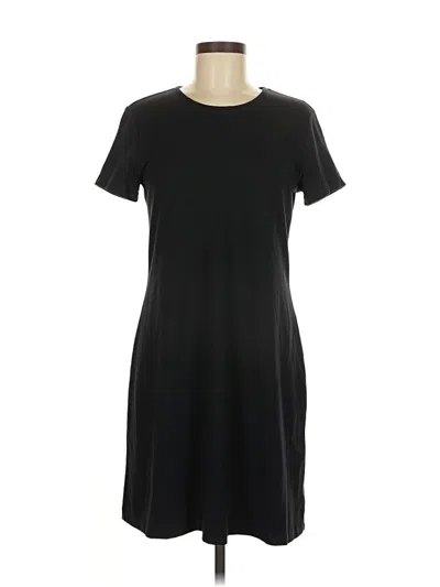 Pre-owned Lands' End Casual Dress In Black