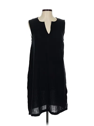 Pre-owned Lands' End Casual Dress In Black