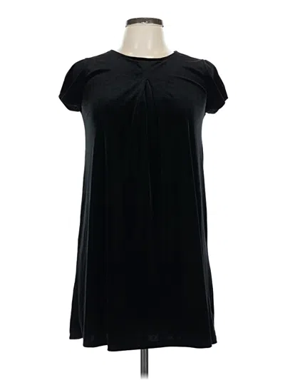 Pre-owned Lands' End Casual Dress In Black