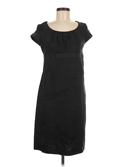 Pre-owned Lands' End Casual Dress In Black