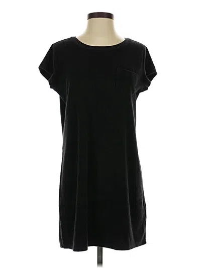 Pre-owned Lands' End Casual Dress In Black