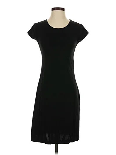 Pre-owned Lands' End Casual Dress In Black
