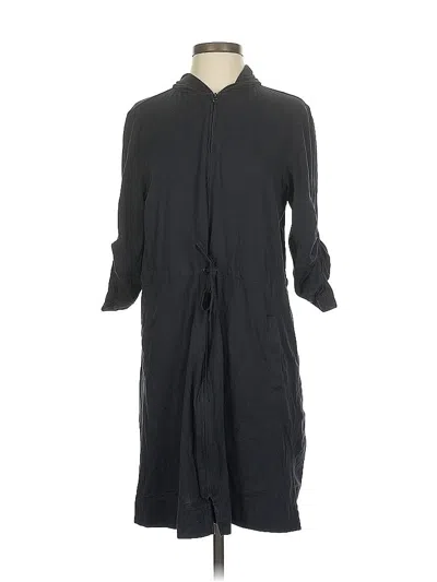 Pre-owned Lands' End Casual Dress In Black