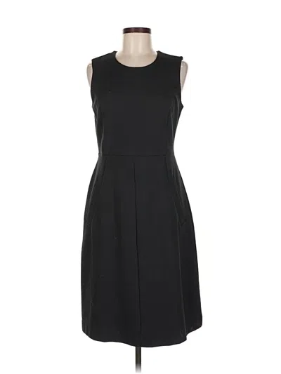 Pre-owned Lands' End Casual Dress In Black