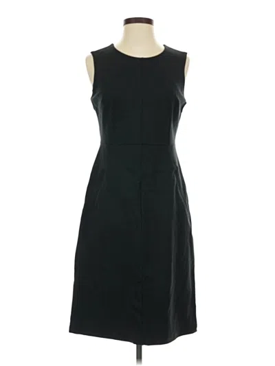 Pre-owned Lands' End Casual Dress In Black