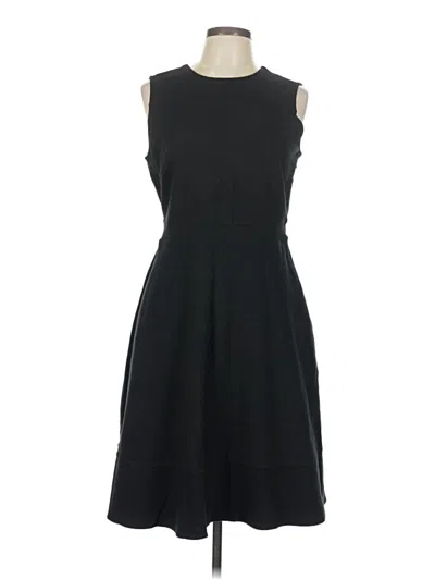 Pre-owned Lands' End Casual Dress In Black