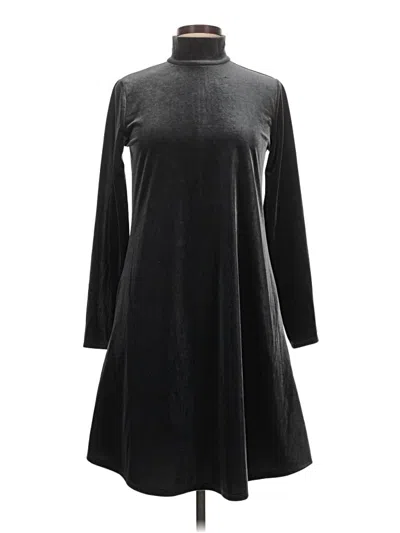 Pre-owned Lands' End Casual Dress In Black