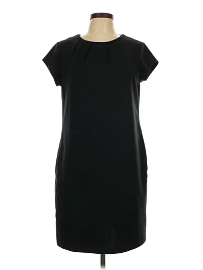 Pre-owned Lands' End Casual Dress In Black