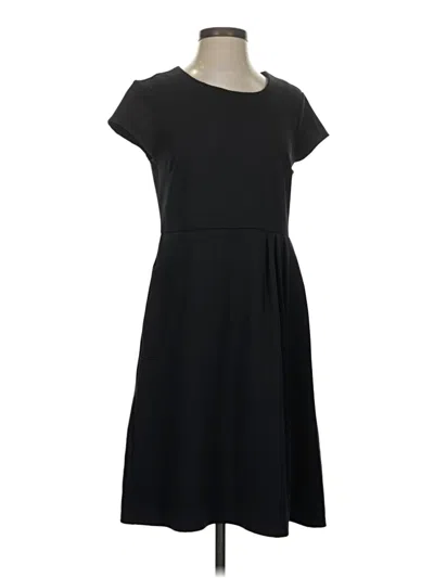 Pre-owned Lands' End Casual Dress In Black
