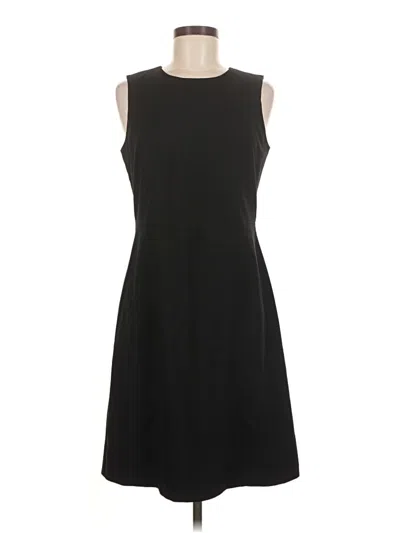 Pre-owned Lands' End Casual Dress In Black
