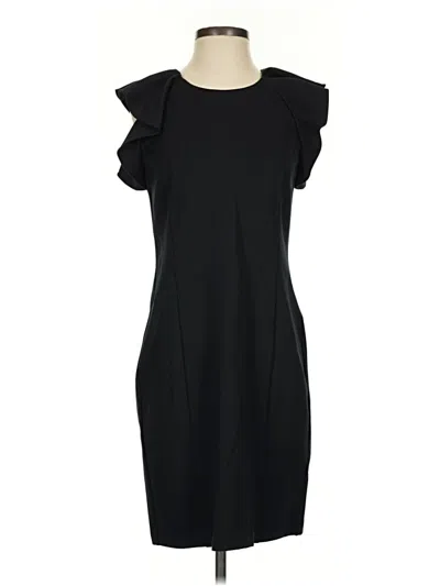 Pre-owned Lands' End Casual Dress In Black