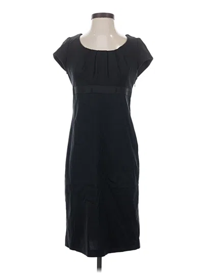 Pre-owned Lands' End Casual Dress In Black