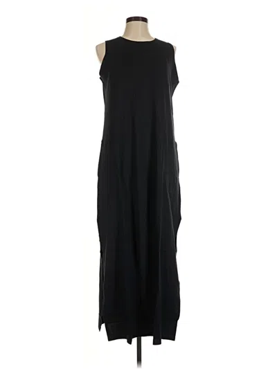 Pre-owned Lands' End Casual Dress In Black