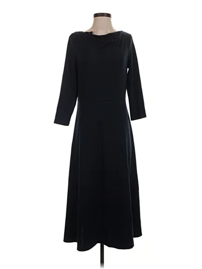Pre-owned Lands' End Casual Dress In Black