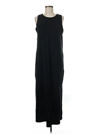 Pre-owned Lands' End Casual Dress In Black