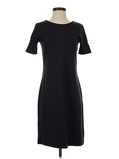 Pre-owned Lands' End Casual Dress In Black