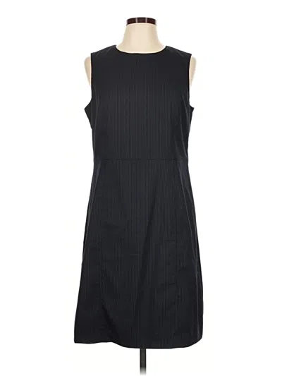 Pre-owned Lands' End Casual Dress In Black
