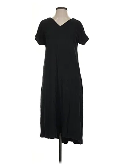 Pre-owned Lands' End Casual Dress In Black