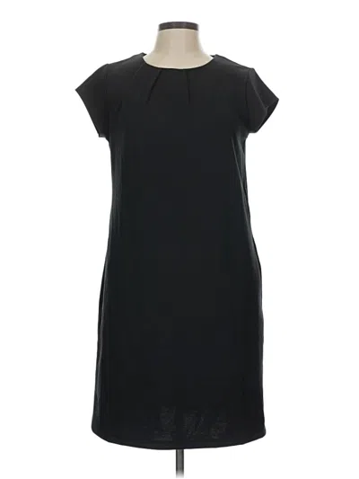 Pre-owned Lands' End Casual Dress In Black