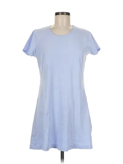 Pre-owned Lands' End Casual Dress In Blue