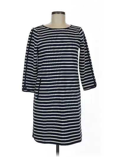 Pre-owned Lands' End Casual Dress In Blue