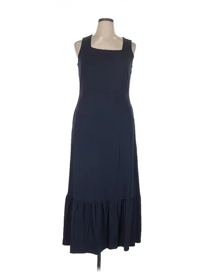 Pre-owned Lands' End Casual Dress In Blue