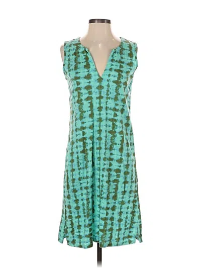 Pre-owned Lands' End Casual Dress In Blue