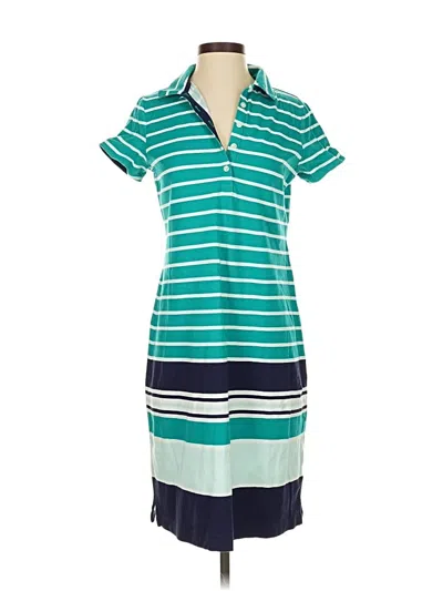 Pre-owned Lands' End Casual Dress In Blue