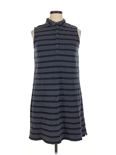 Pre-owned Lands' End Casual Dress In Blue