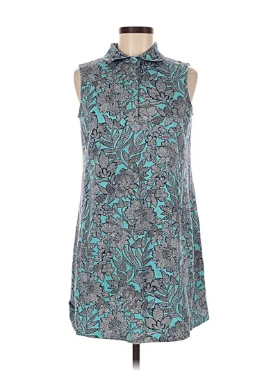 Pre-owned Lands' End Casual Dress In Blue