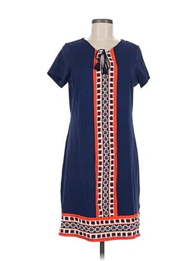 Pre-owned Lands' End Casual Dress In Blue