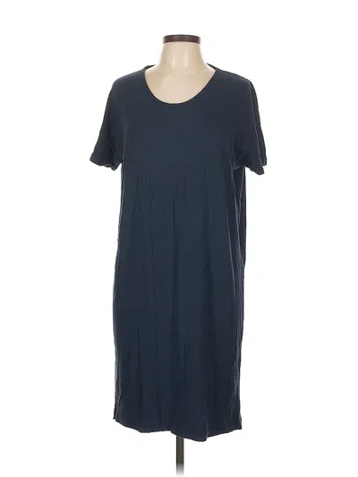 Pre-owned Lands' End Casual Dress In Blue