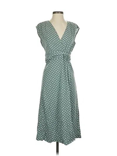 Pre-owned Lands' End Casual Dress In Blue